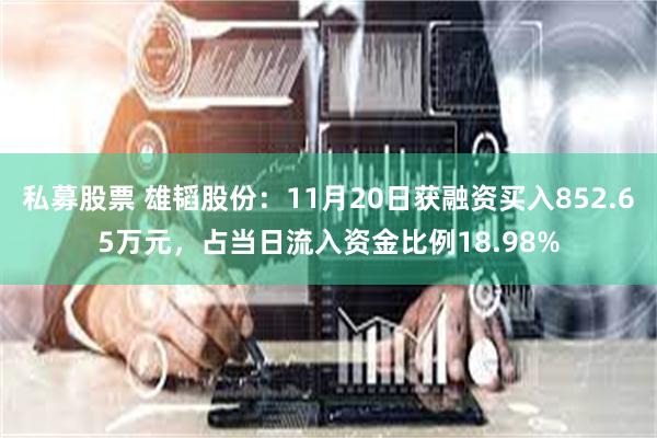 私募股票 雄韬股份：11月20日获融资买入852.65万元，占当日流入资金比例18.98%