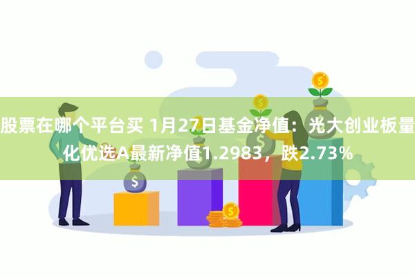 股票在哪个平台买 1月27日基金净值：光大创业板量化优选A最新净值1.2983，跌2.73%